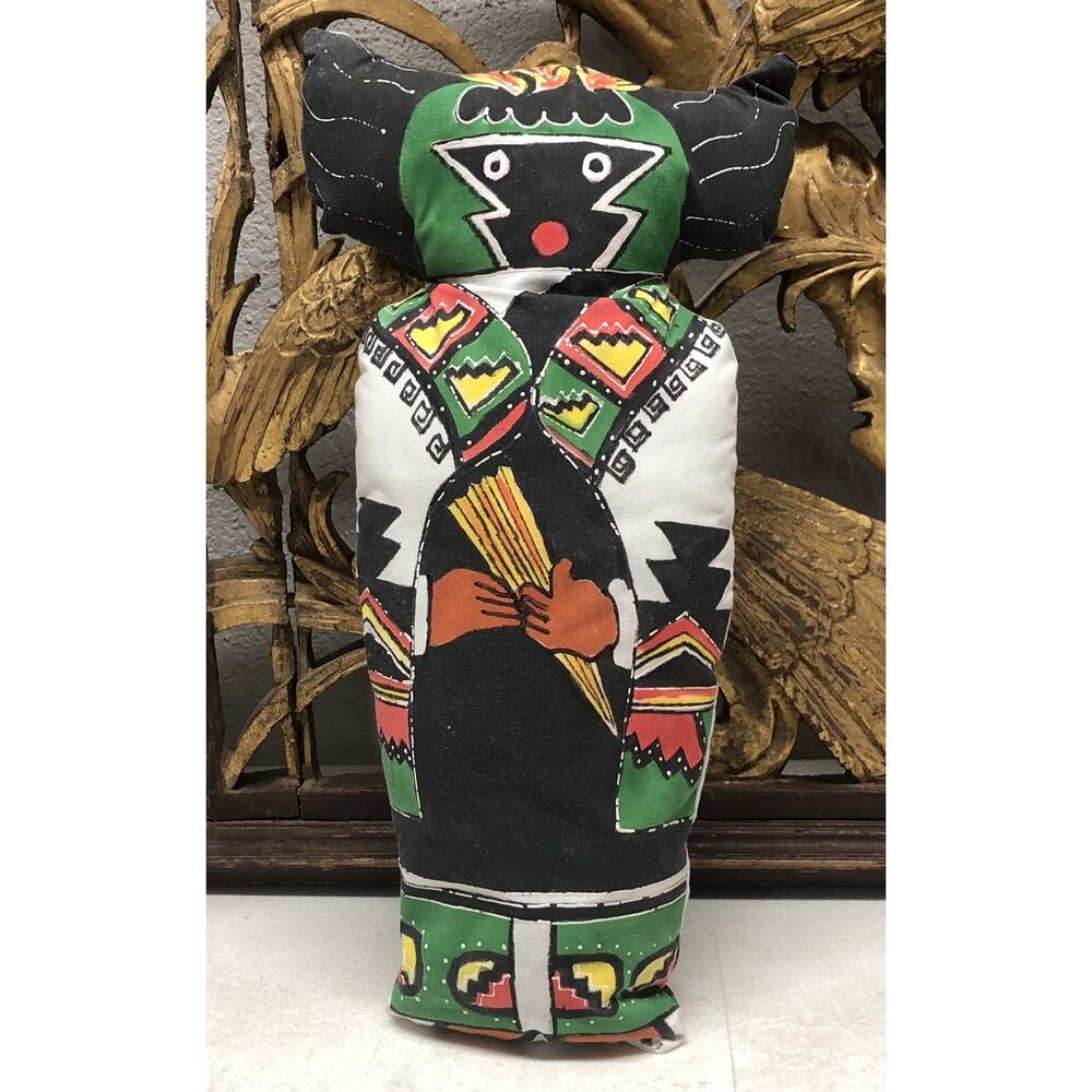 Crow Mother Kachina Pillow - Hopi Inspired Listing 4